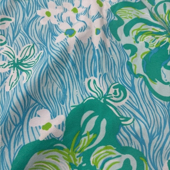 Lilly Pulitzer Calissa Wave Rider Double V Dress Size 4 - Picture 3 of 5